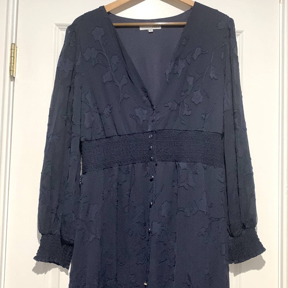 Navy Baltic Born high-low dress size XL